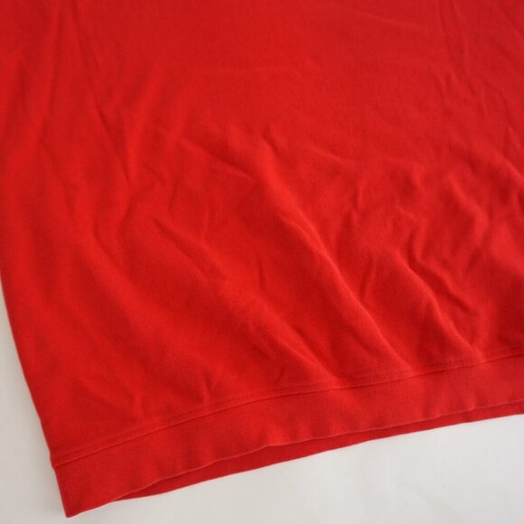 Vintage Athletic Works Red 100% Cotton Long Sleeve Lightweight Sweater Large - Picture 6 of 13